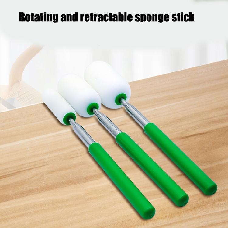 Pottery Tool Telescoping Sponge Stick Removing Excess Water From Tall & Narrow Ceramic Sculpting Molding Tool