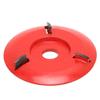 Wood Carving Disc 3 Teeth Red Curved Wood Carving Coffee Table Tea Table Angle Grinder Triangle