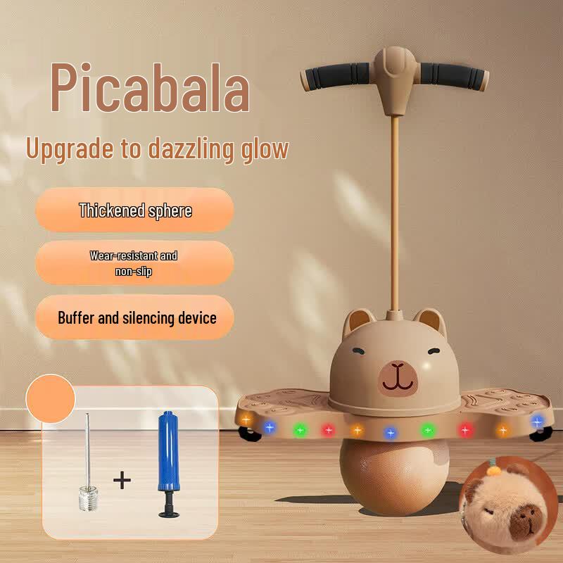 

Capybara Light-Up Jumping Bounce Ball for Kids