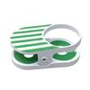 Practical Plastic Drink Clip With Striped Pattern Keep Drink Accessible On Deckchairs Counters During Activity