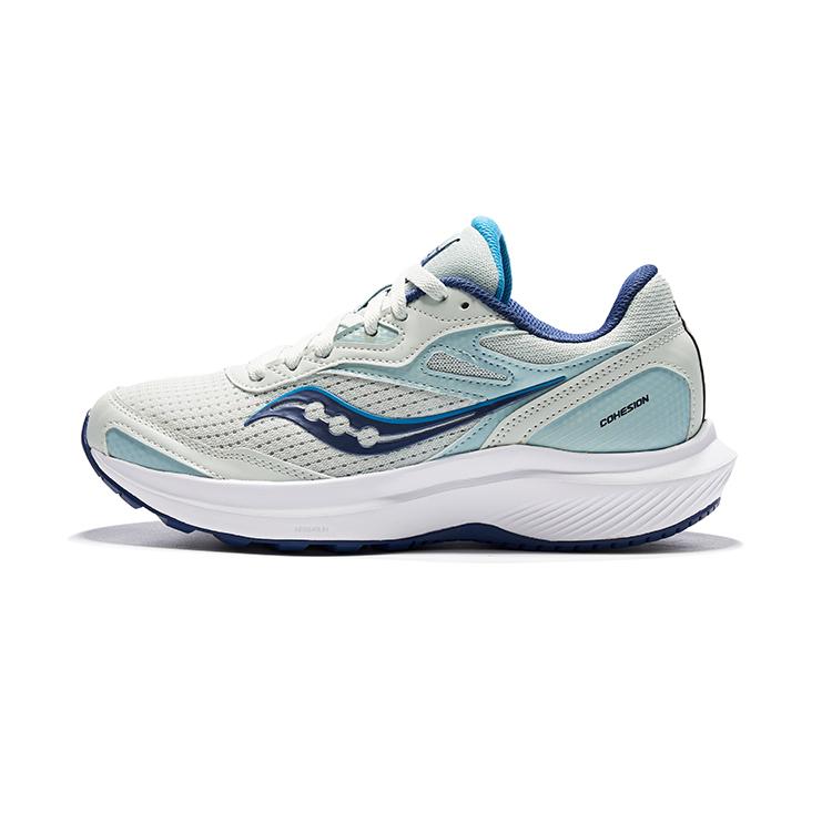 

Saucony Cohesion 16 Cushioning Slip Resistant Low top Running Shoes Women s Gray Blue S10781-32 36