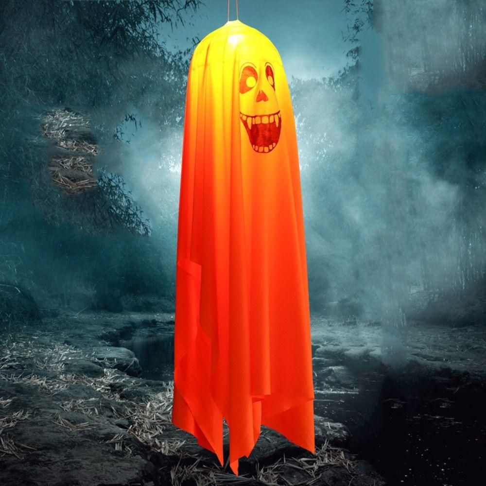 Wind Tunnel Ghost LED Pendant Luminous Halloween Pendant Lights  Venue Layout Props