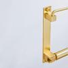 Brushed Gold Retractable Brass Wall-Mounted Clothes Hanger
