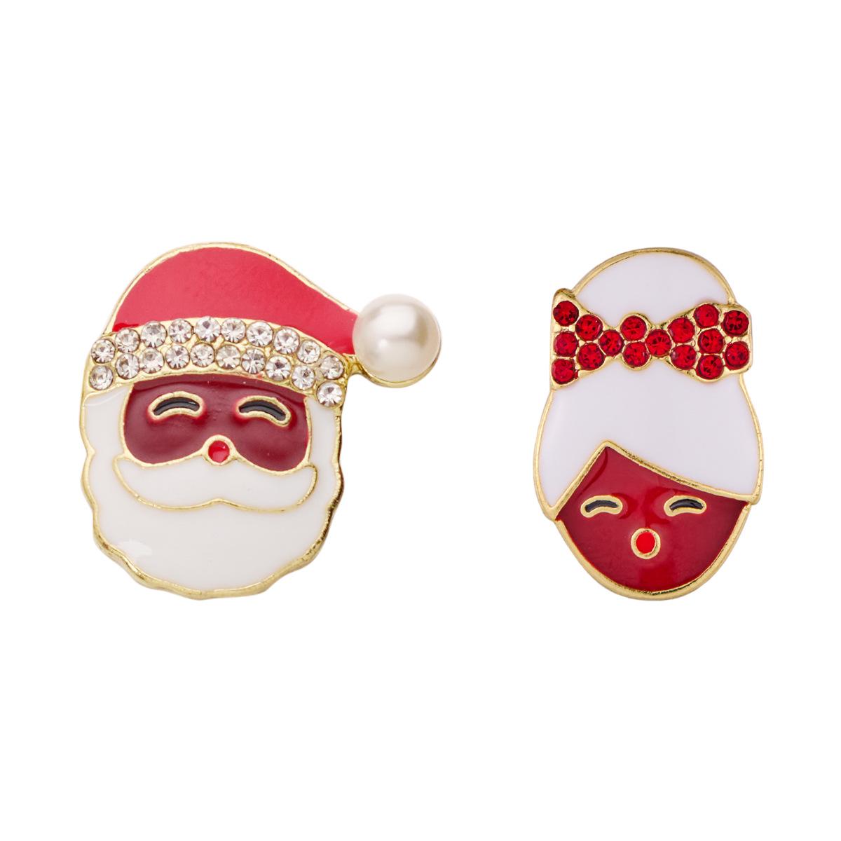 

Серьги-пусеты «Шапка Санты Игла»: Подарочная коробка Рождество из сплава с капельной эмалью для женщин