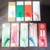 New Year Wish Card Bookmark with Gold Tassel and Calligraphy Stickers for Kindergarten Decoration