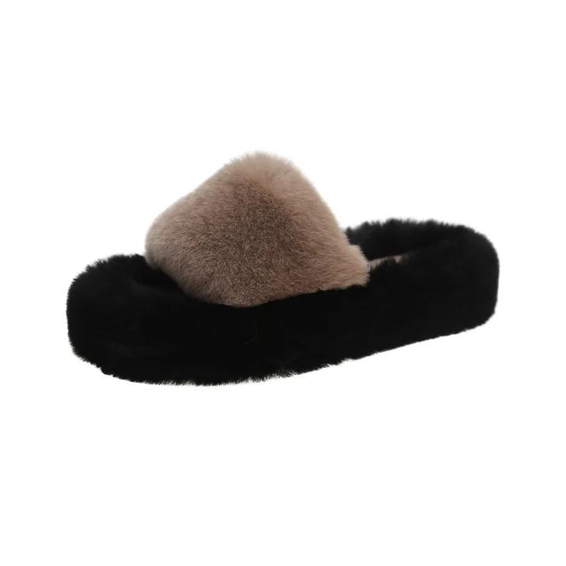 Slippers Women 2024 Autumn and Winter New Simple Fashion Home Warm Slippers