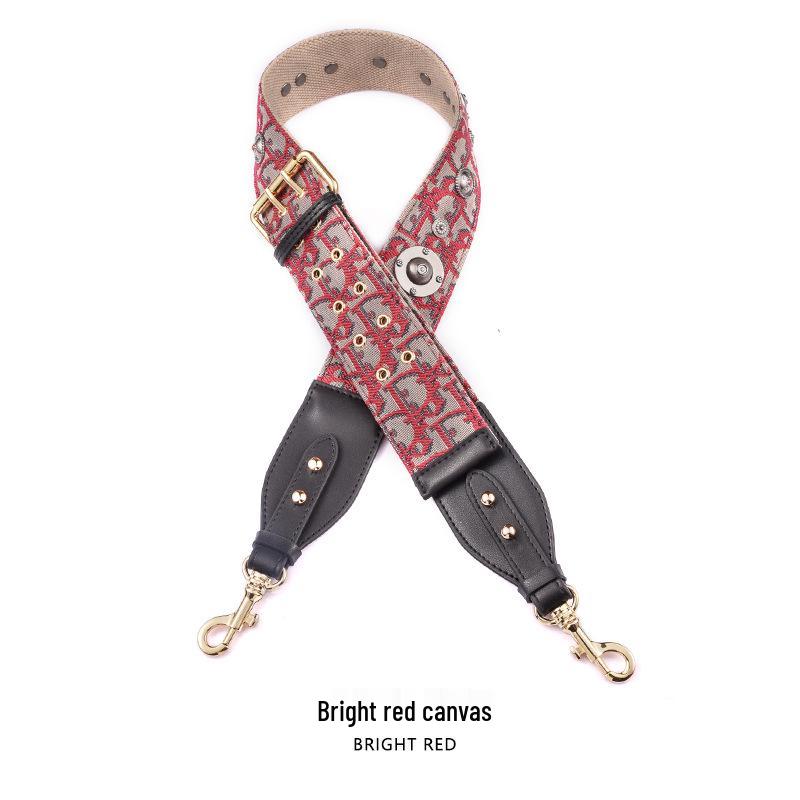 Ma Huang Shi Nastavitelný plátěný ramenní popruh crossbody taška doplněk - Podzimní/zimní kolekce, MHS-F-15