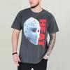 90s Action Movie T-shirt Heat Hockey Mask Graphic Tee Summer Fashion Pure Cotton Men's T-Shirt Clothing Tee Y2k Woman