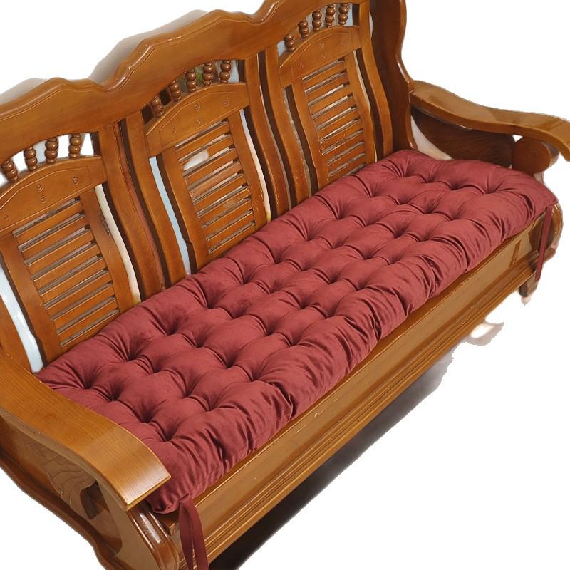 Solid Wood All-Season Thickened Rosewood Sofa Cushion for 1-4 Persons