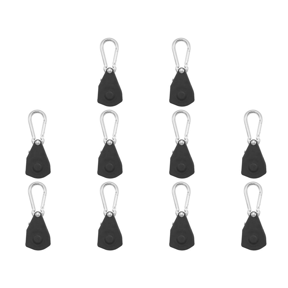 1-10pcs Rope Buckle Tightener Heavy Duty Pulley Ratchet Hanger Adjustable Cord Adjuster Fastener Windproof for Awning Canopy