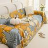 Cartoon Flower Sofa Cover Tassels Four Seasons Leisure Thin Blanket Anti-cat Scratch Weave Couch Towel for Living Room Slipcover