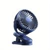 Portable USB Electric Fan Mini Portable hanging/clip-on/desktop Three Modes Of Use, 720 Degrees Rotating Blower Cool