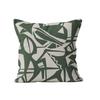 Removable Cover Cushion Printed In Polycotton 40x40 Cm CANOPE, by Soleil d'Ocre