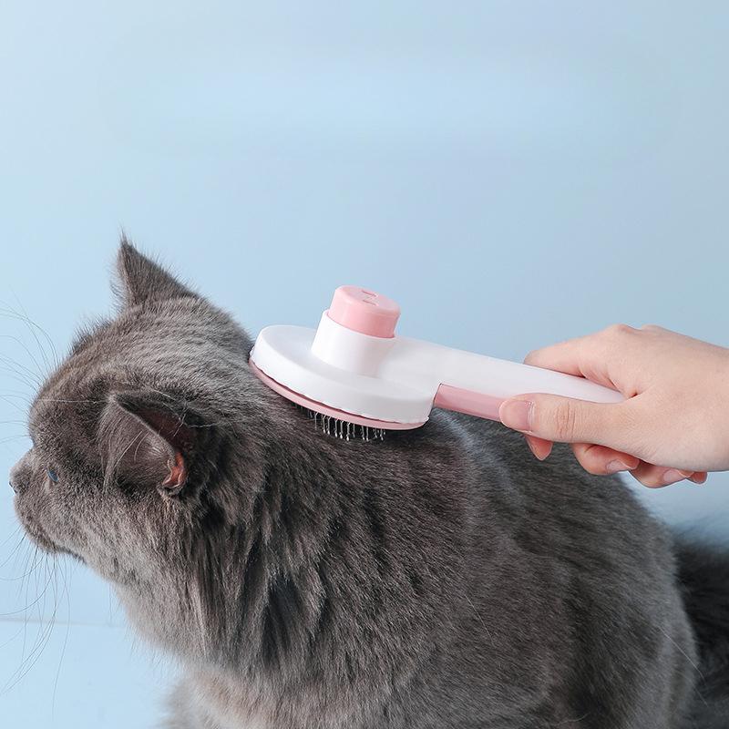 1pc Stainless Steel Pet Comb for Removing Floating Hair, Cat Cleaning Comb, Pet-specific Massage Brush Products