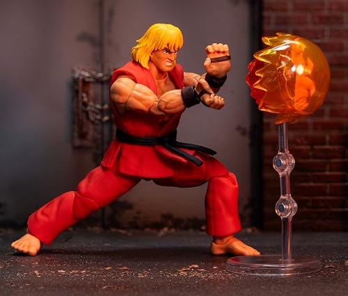 Street Fighter II 6-inch Ken Figure Action Figure Toy for Kids and Adults