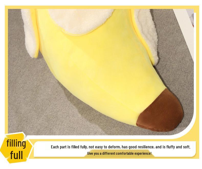 Extra-Large Banana Doll Hug Pillow for Girls – Perfect As a Sleeping Buddy, Leg Clamping Pillow, or Sofa Back Cushion