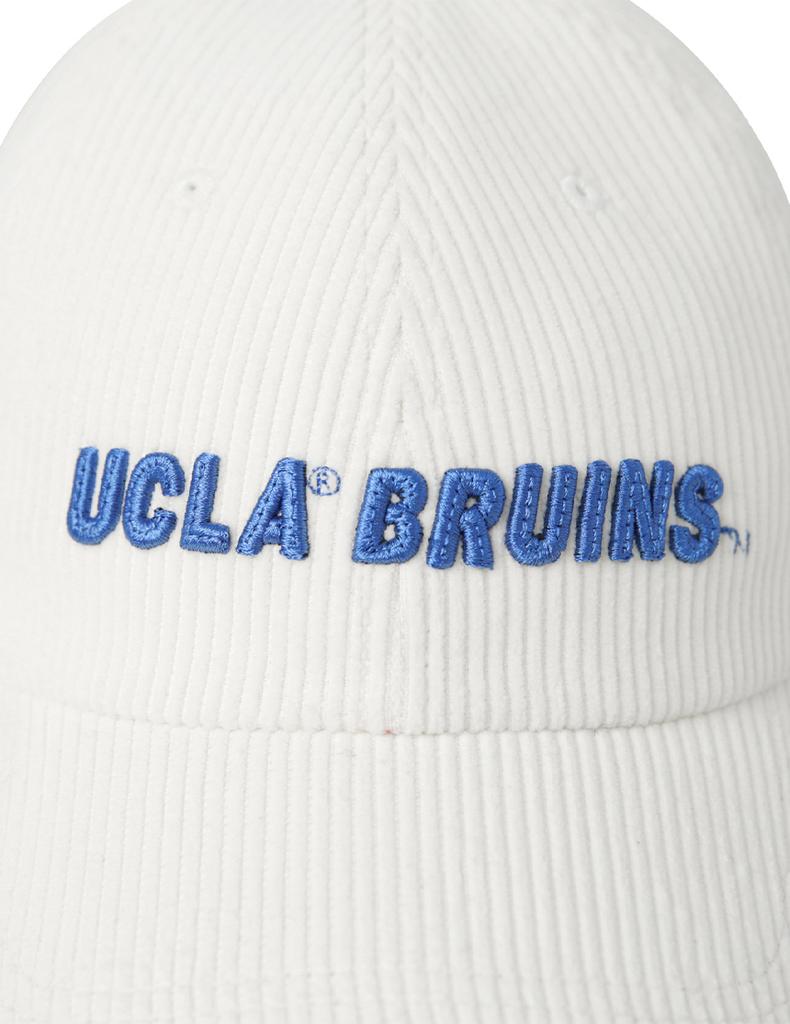 UCLA Unisex Corduroy Logo Embroidered Ball Cap [Ivory](Ubrac92)