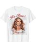T-shirt unisex stampata ufficiale Mariah Carey 2024 Estate Uomo Con Senso della Moda