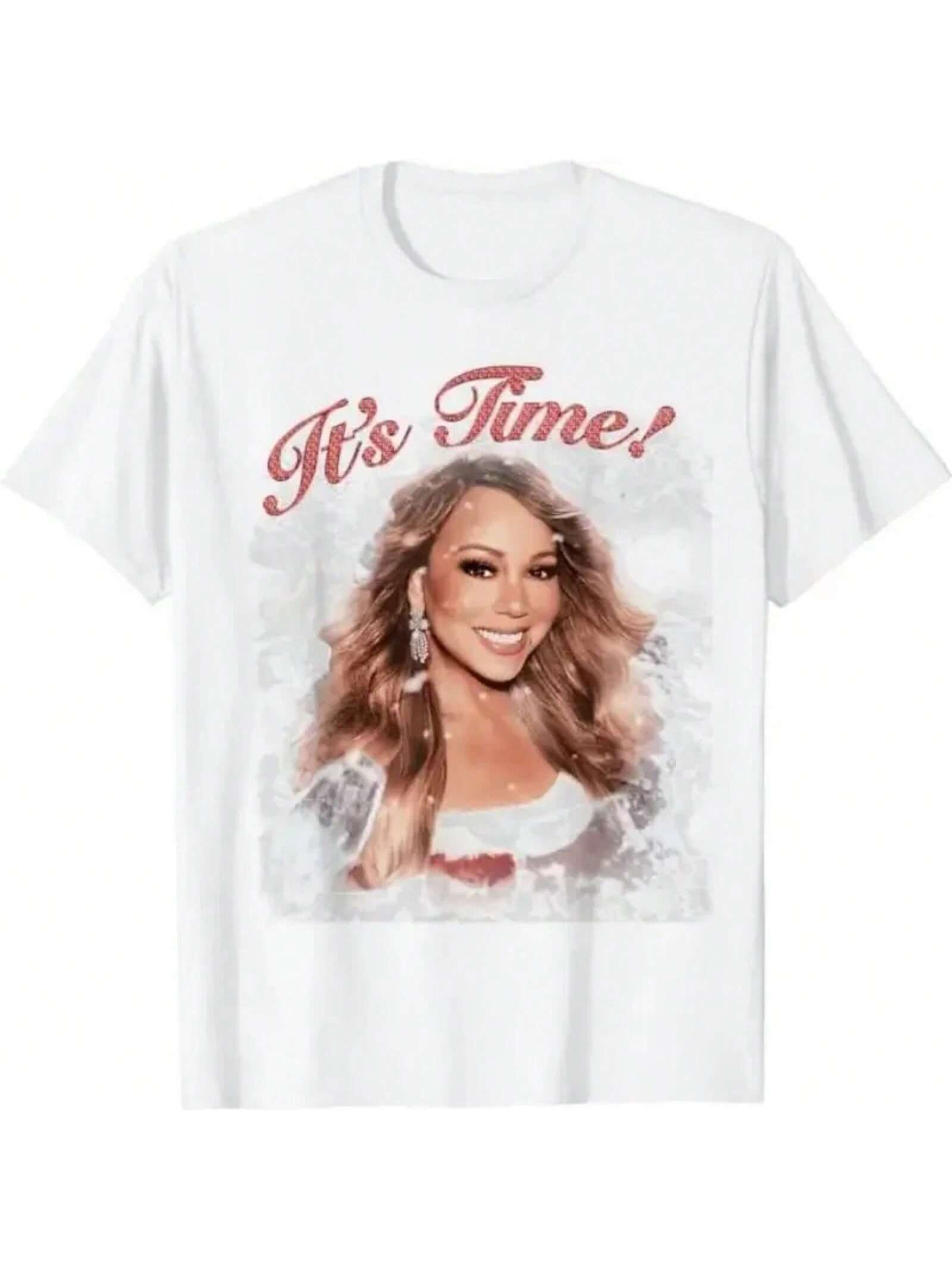 2024 Summer Men s Mariah Carey Official Hot Selling Print unisex T-Shirt With Fashion Sense S разноцветный