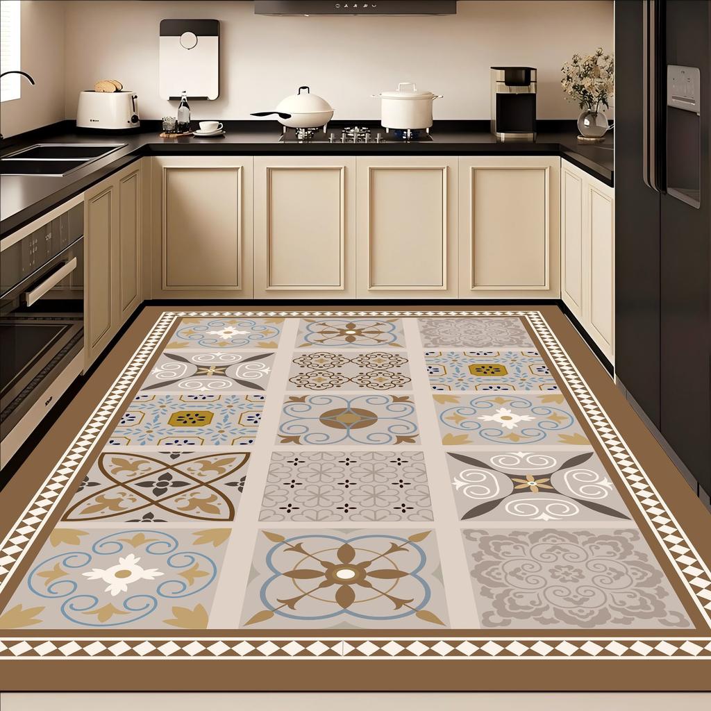 Diatomaceous earth doormat simple and elegant non-slip and wear-resistant absorbent and stain-resistant cuttable