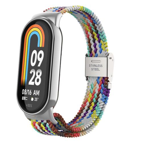 

Nylon Braid Strap For Xiaomi Band 9 8 MiBand 9 8 Colorful Smart Band Replacement Bracelect Belt For Xiomi band9 band8 Watchband for Mi Band 9 8