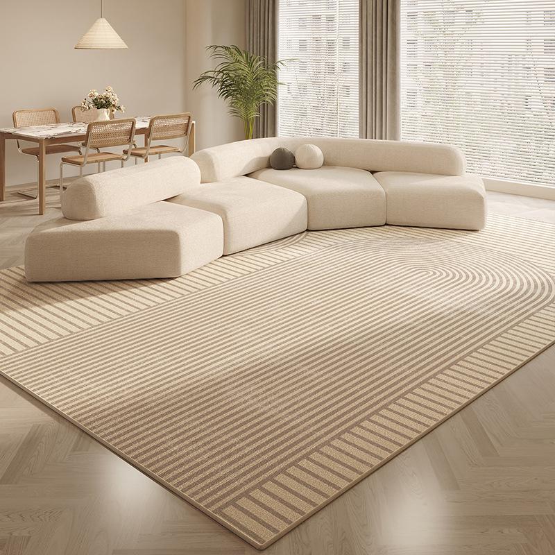 French Cream Carpet Living Room Silence Bedroom Atmosphere Sofa Tea Table Blanket Light Luxury Premium Cloakroom Floor Mat