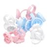 100 PCS Disposable Heart-shaped Plastic Glue Ring Cup Eyelash Extension Tattoo Pigment Holder Pallet Lash Makeup Supplies Tools