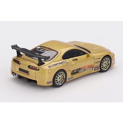 MINI GT 1/64 Scale Toyota Supra (A80) GT-300 Top Secret Gold (Right-Hand Drive) Finished Product MGT00961-R