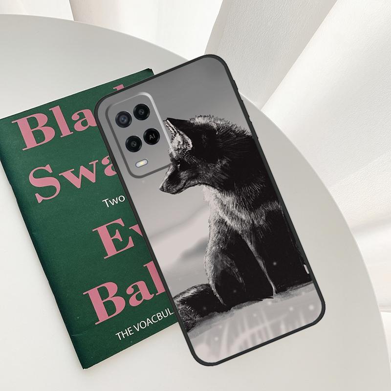 Funny Red Fox Animal Case For Oppo A15 A16 A17 A52 A72 A76 A96 A54 A74 A94 A54S A57S A58 A78 A98 A57 A77 Cover