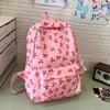 Japanische Schlichte Florale Mori Junior- und Senior-Highschool-Schüler Umhängetasche Freizeit Joker-Tasche Frisch und Große Kapazität College-Rucksack.