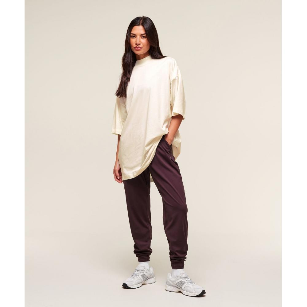 Gymshark Kryté tepláky třešňově fialové B2c5o Pcds