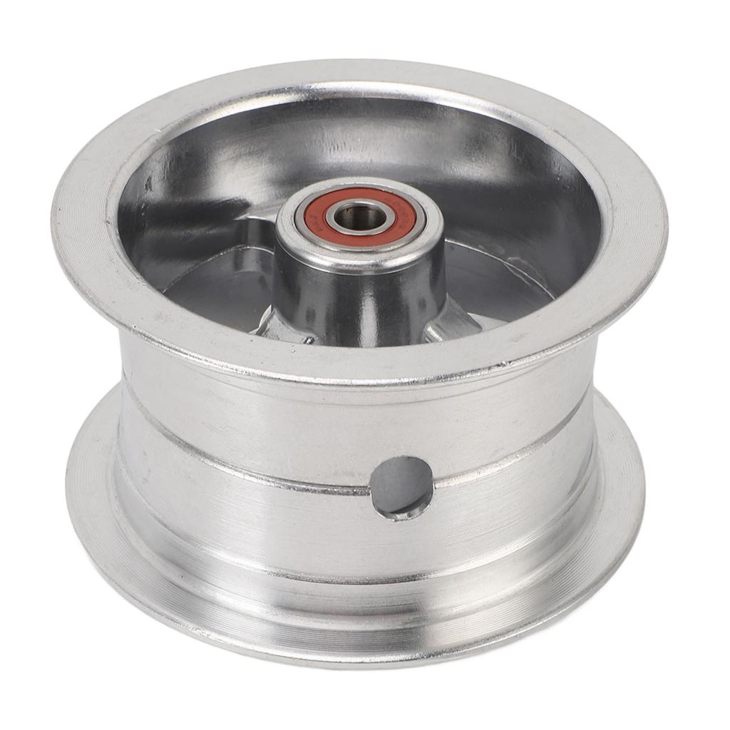 3.50 4 Rear Wheel Rim with 600RS Bearing 4 Inch Aluminum Alloy High Torsion Proof Sturdy for Electric Scooter Tiller
