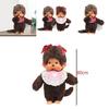 Entzückendes Monchhichi Plüschtier mit weichem Plüschmaterial und strapazierfähigem Design für Kinder und Sammler