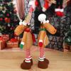 New Christmas Retractable Doll Christmas Elk Doll Home Decoration Doll Christmas Ornament Window Ornament
