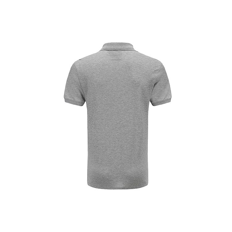 Emporio Armani Ss22 Solid Logo Pullover Short Sleeve Polo Shirt Men Polo Shirts Gray 8N1FQ2-1JTKZ-0630