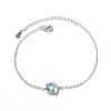 Βραχιόλι 925 Silver Star Fashion Κορεάτικο Διπλό Βραχιόλι Κρυστάλλινο Αστέρι με πέντε άκρες
