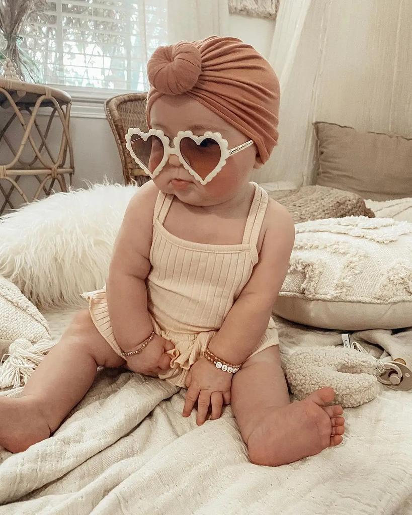 Heart Shaped Sunglasses For Kids UV 400 Protection Cute Cartoon Eyewear Boys Girls Outdoor Beach