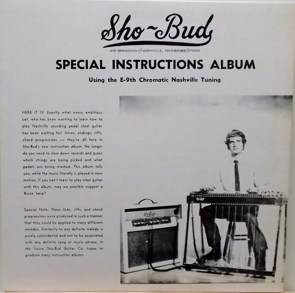 

LP Record NEIL FLANZ Special Instruction Album Using Th NONE ShoBud US CountryFolk Used