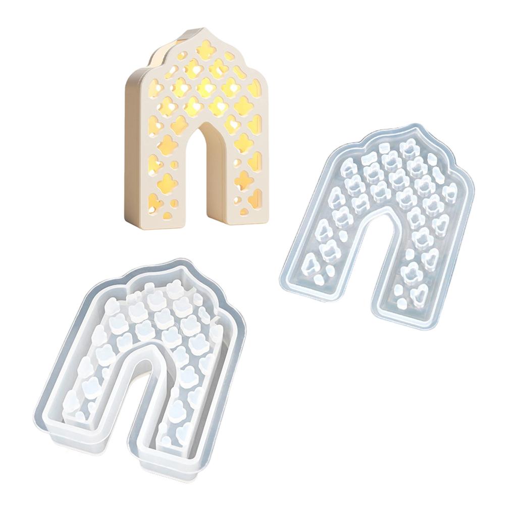 Creative Keyring Castes Mould Sturdy Silicone House Shpe Stylish Mould for Customes Name Craft Supplies Daily Use