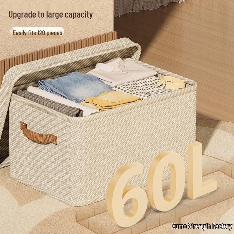 Larger Foldable Fabric Storage Box for Clothes