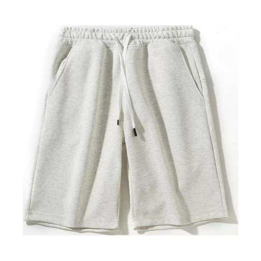 Pantaloncini Sportivi in Cotone a Gamba Larga Donna Estate Casual Larghi Studente Dritti Monocolore Pantaloni a Cinque Punti