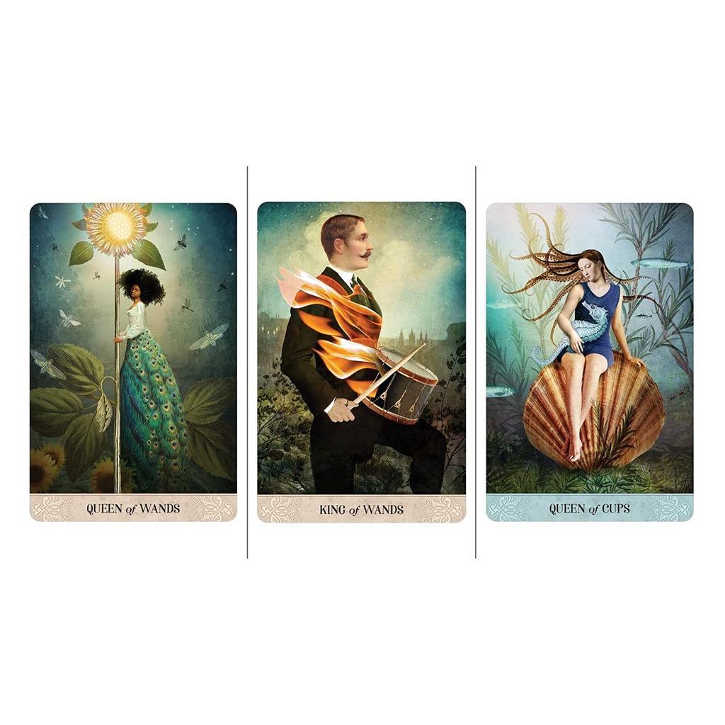 Kancharo 83-Card Tarot Card Set [Tarot of Mystical Moments] Includes Japanese Tarot Card Instructions & Pouch (Authentic)