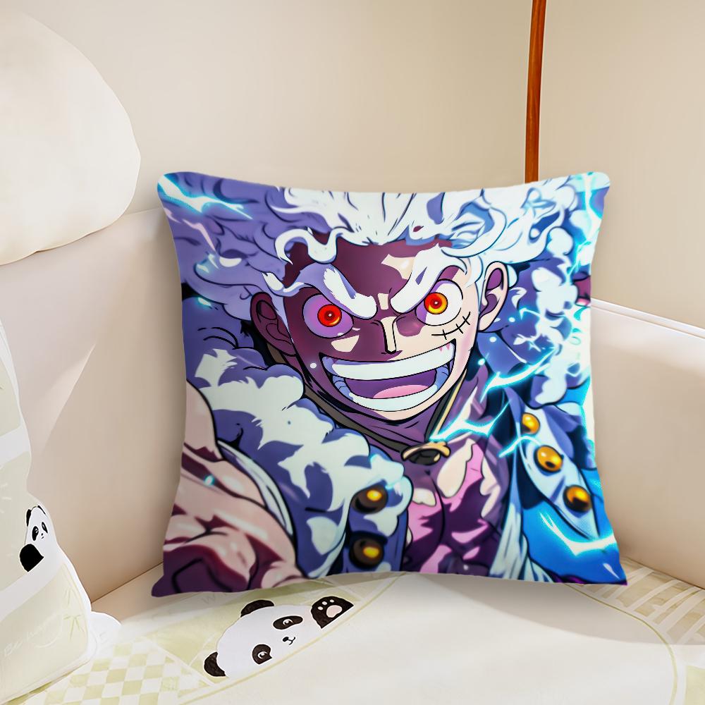 O-One Anime P-Piece Pillow Case Living Room Sofa Cushion Cover Suitable For Home Bedroom Room Decoration