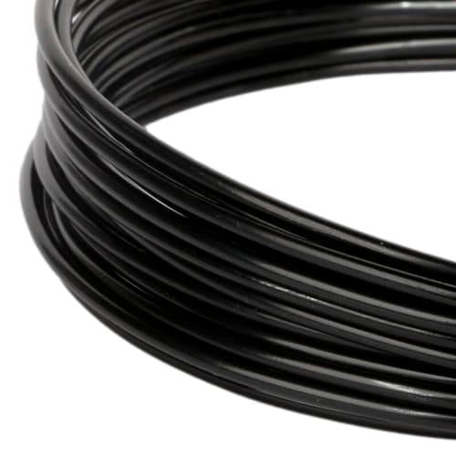 Copeflap Aluminum Wire, 3mm, Thick, 10m Long, for Sculpting, Bonsai, and Crafts (Black)