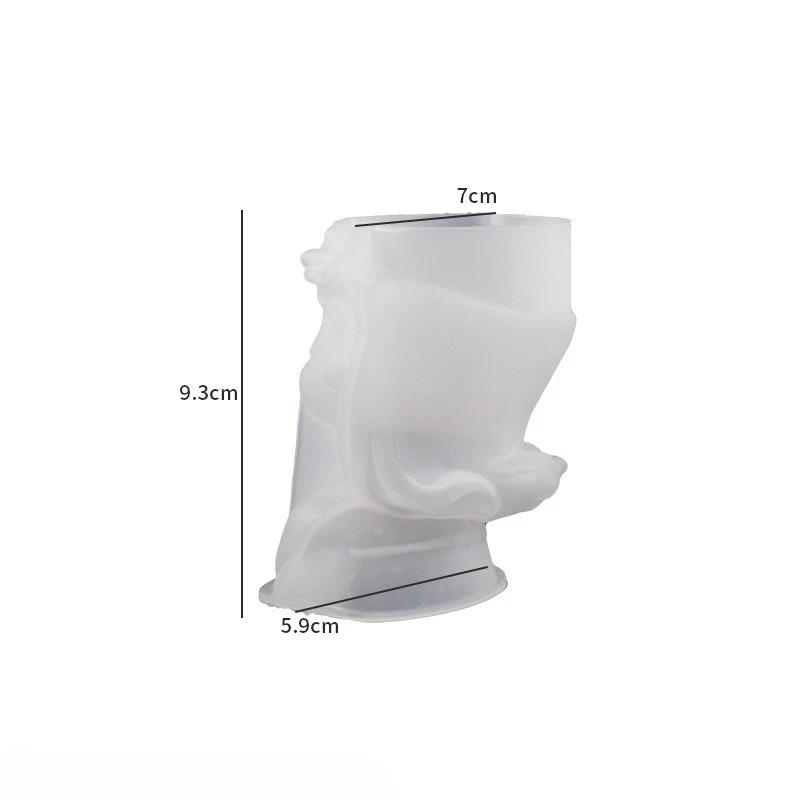 

Silicone Mold 3D Cute Girl Flower Pot Mould DIY Handmade Crafts Plaster Candle Crystal Epoxy Resin Mold for Home Decors