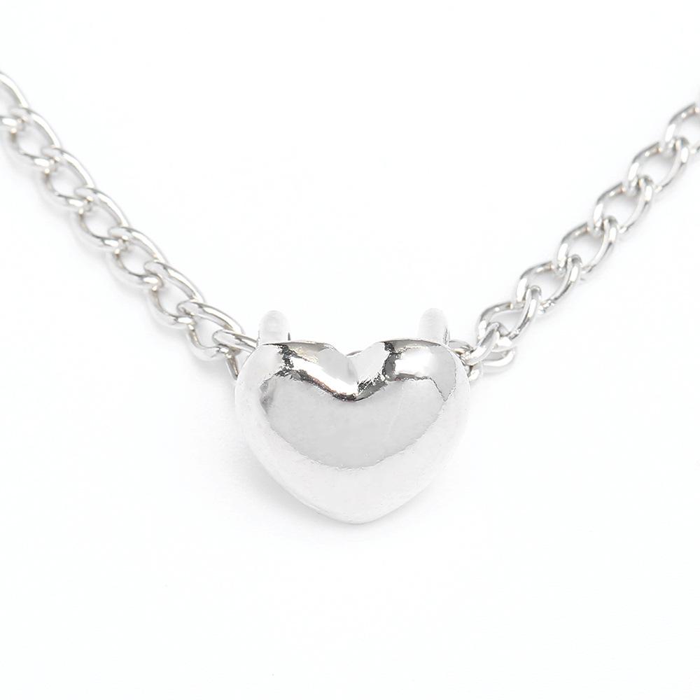 Korean Strictly Selected Jewelry, Fashionable, Elegant, Sweet And Cute Short Gold Love Necklace, Neck Chain, Collarbone Chain, Women