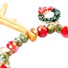Christmas Bead Bracelet Mixed Colors Pendant