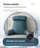 Cooling Silk Lumbar Support and Pregnancy Pillow - Universal Armrest and Backrest for Bed, Sofa, Dormitory