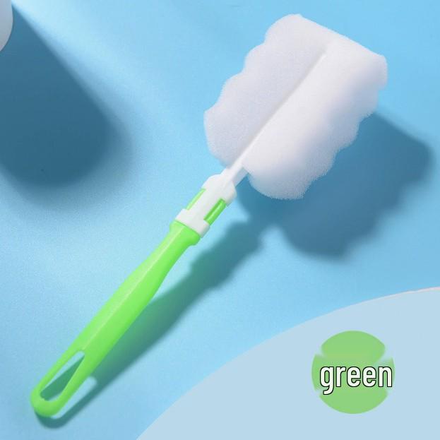 Long-Handle Detachable Sponge Cleaning Brush for Insulated Cups & Baby Bottles