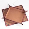 Fashion PU Leather Storage Tray Jewelry Storage Dish Desk Accessory Tray Suitable For Watches And Small Items